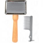 Trixie Soft Brush with Brush Cleaner – 1 Brush