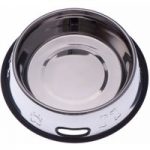 Embossed Stainless Steel Bowl with Rubber Ring – 1.8 litre