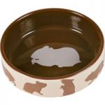 Trixie Ceramic Food Bowl for Small Pets – Guinea Pig 250ml / 11cm Diameter
