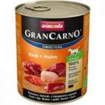 Animonda GranCarno Original Adult 6 x 800g – Beef & Salmon with Spinach
