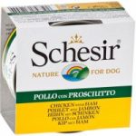 Schesir Adult Saver Pack 12 x 150g – Chicken Fillet with Ham