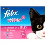 Felix Kitten Pouches – Saver Pack: Mixed Selection 2 (24 x 100g)