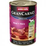 Animonda GranCarno Original Adult 6 x 400g – Beef & Duck Hearts