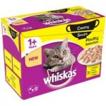 Whiskas 1+ Creamy Soup Poultry Selection – 48 x 85g