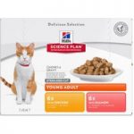 Hill’s Science Plan Young Adult Sterilised Cat – Mixed Pack 24 x 85g