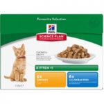 Hill’s Science Plan Kitten Chunks in Gravy Pouches – Poultry Selection 24 x 85g