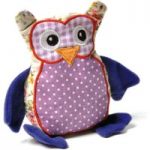 Aumüller Patchwork Owl Cat Toy with Valerian – 1 Toy