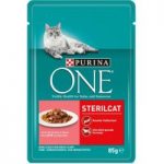 Purina ONE Sterilised – Saver Pack: 24 x 85g Turkey