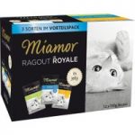 Miamor Ragout Royale Mixed Trial Pack 12 x 100g – Turkey, Salmon & Veal in Jelly