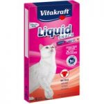 Vitakraft Cat Liquid Snack with Beef & Inulin – 6 x 15g