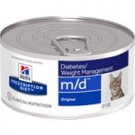 Hill’s Prescription Diet Feline m/d Diabetes/Weight Management – Saver Pack: 24 x 156g