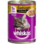 Whiskas 1+ Cans Saver Pack 24 x 400g – Beef & Liver in Gravy