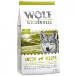 Wolf of Wilderness Economy Pack 2 x 12kg – Junior Green Fields – Lamb