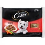 Cesar Pouches Deliciously Fresh Selection In Sauce – Saver Pack: 48 x 100g