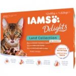 IAMS Delights Adult – Land Collection – Land Collection in Gravy (12 x 85g)