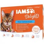 IAMS Delights Adult – Sea Collection – Sea Collection in Gravy (12 x 85g)