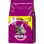 Whiskas Dry Cat Food Economy Packs – 1+ Lamb (2 x 3.8kg)