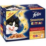 Felix Sensations Extras 12 x 100g – Meat in Jelly