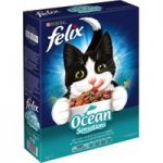 Felix Ocean Sensations Dry Cat Food with Fish – Economy Pack: 3 x 2kg