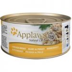 Applaws Cat Food Cans 70g – Chicken in Broth – Chicken Breast with Duck 6 x 70g