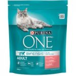Purina ONE Adult Salmon & Whole Grains Dry Cat Food – 800g