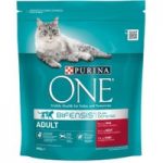 Purina ONE Adult Beef & Whole Grains Dry Cat Food – Economy Pack: 4 x 800g