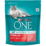 Purina ONE Sterilcat Salmon & Wheat Dry Cat Food – Economy Pack: 4 x 800g