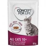Concept for Life All Cats 10+ – in Jelly – 12 x 85g