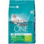 Purina ONE Special Needs Dry Cat Food Economy Packs – Coat & Hairball – Chicken & Whole Grains (2 x 3kg)