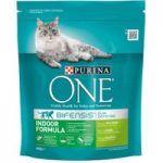 Purina ONE Indoor Turkey & Whole Grains Dry Cat Food – Economy Pack: 2 x 3kg