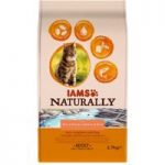 IAMS Naturally Cat Adult Salmon – Economy Pack: 2 x 2.7kg