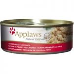 Applaws Cat Food Cans 156g – Chicken in Broth – Chicken with Pumpkin 6 x 156g