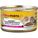Feline Porta 21 – 6 x 90g – Whole Tuna with Aloe Vera