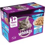 Whiskas 1+ Casserole Fish Selection in Jelly – 48 x 85g