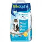Biokat’s Classic Fresh 3in1 Cat Litter – Cotton Blossom Scent – 10l