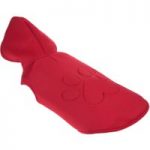 Windbreaker Dog Coat – Red – Size XL: approx. 40cm Back Length