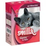 Smilla Chunks Tetra Pak Wet Cat Food Saver Pack 24 x 370g/380g – with Chicken & Turkey in Jelly (24 x 380g)