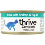 thrive Complete Adult – Tuna with Shrimp & Squid – Saver Pack: 24 x 75g