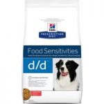 Hill’s Prescription Diet Canine d/d Food Sensitivities – Salmon & Rice – Economy Pack: 2 x 12kg