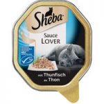 Sheba Sauce Lover Trays – Saver Pack: Tuna (44 x 85g)