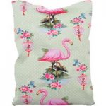Aumüller Shanghai Flamingo Cushion with Catnip, Valerian & Spelt – 1 Toy