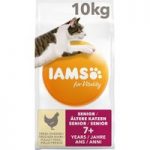 IAMS for Vitality Senior Fresh Chicken Dry Cat Food – Economy Pack: 2 x 10kg