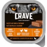 Crave Adult Paté Wet Dog Food 10 x 300g – Turkey & Chicken