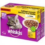 Whiskas 11+ Senior Pouches in Jelly – 48 x 100g Poultry Selection