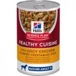 Hill’s Science Plan Mature 7+ Healthy Cuisine Stews Chicken & Vegetables – 6 x 354g