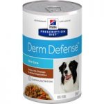 Hill’s Prescription Diet Canine Derm Defense Stew – Chicken & Vegetables – Saver Pack: 24 x 354g
