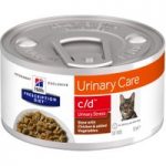 Hill’s Prescription Diet Feline c/d Urinary Stress Stew – Chicken – 24 x 82g