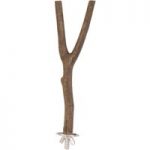Trixie Natural Wood Y-Perch – Length 35cm, Diameter 18mm