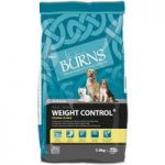 Burns Adult & Senior Weight Control+ – Chicken & Oats – 15kg