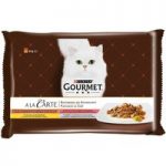 Gourmet A La Carte Mixed Pack 4 x 85g – Chicken, Trout, Beef, Pollack